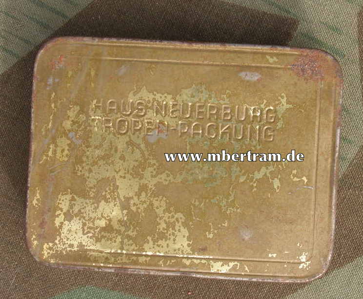 Zigarettendose Afrikakorps" Haus Neuerburg Tropenpackung"