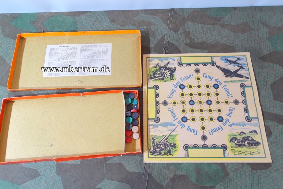 Raus mit Ihm , Fang den Feind,  Brettspiel 2. Weltkrieg