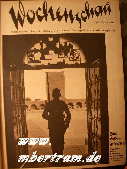 Sammelband Westdeutsche Illu. Zeitung Wochenschau 1937