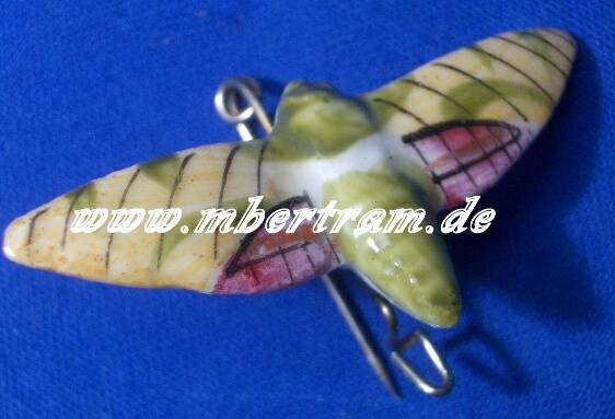 WHW Spendenbeleg, Porzellanabzeichen "Weinschwärmer"