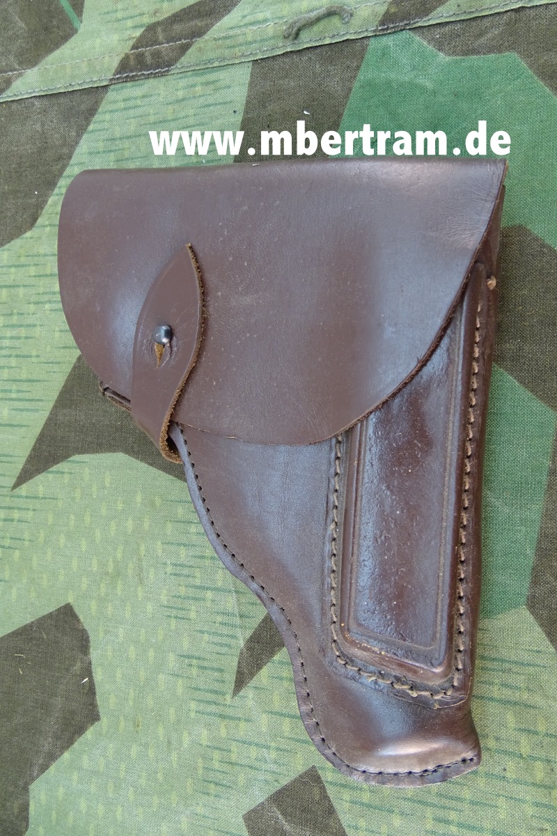 Pistolentasche für Makarov, DDR MfS, braunes Leder