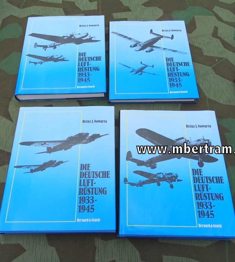 Nowarra, Heinz J.:Die deutsche Luftrüstung 1933 - 1945. 4 Bände, Flugzeugtypen von A-Z