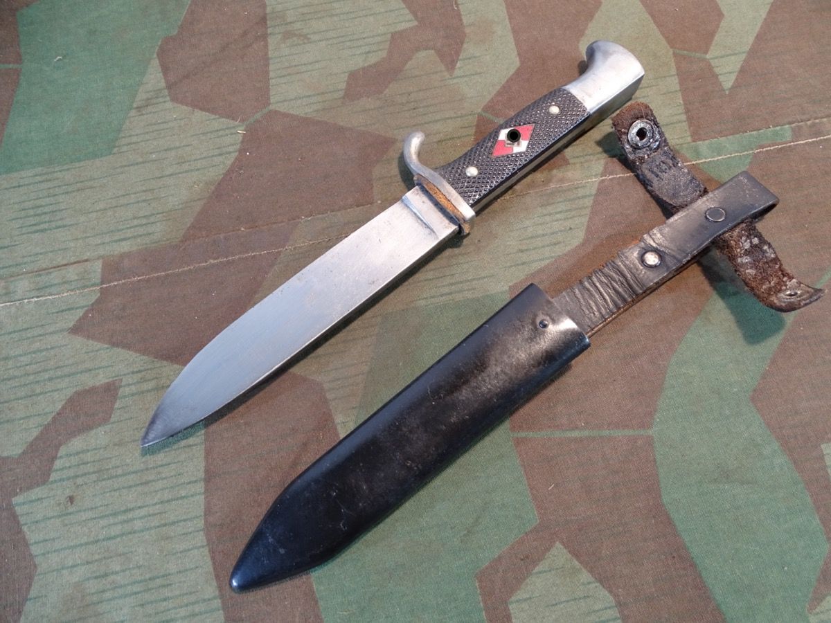 HJ Messer / Fahrtenmesser / HJ Dolch, RZM M7/13, A. Schüttelhofer