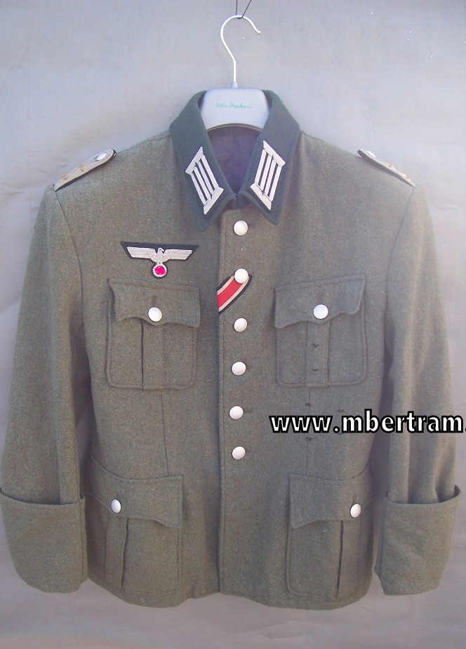 Wehrmacht Feldbluse für einen Hauptmann der Pioniere