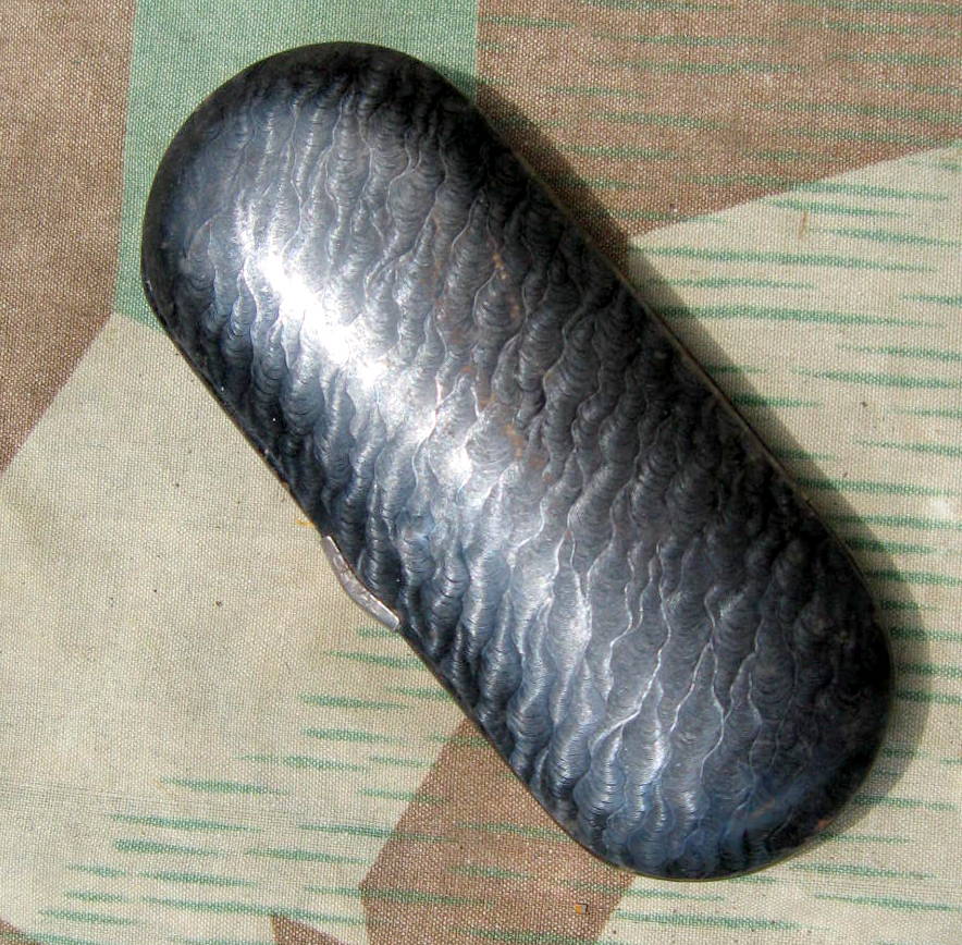 Private Brille ( Kneifer ) mit Blechetui, 1. Weltkrieg