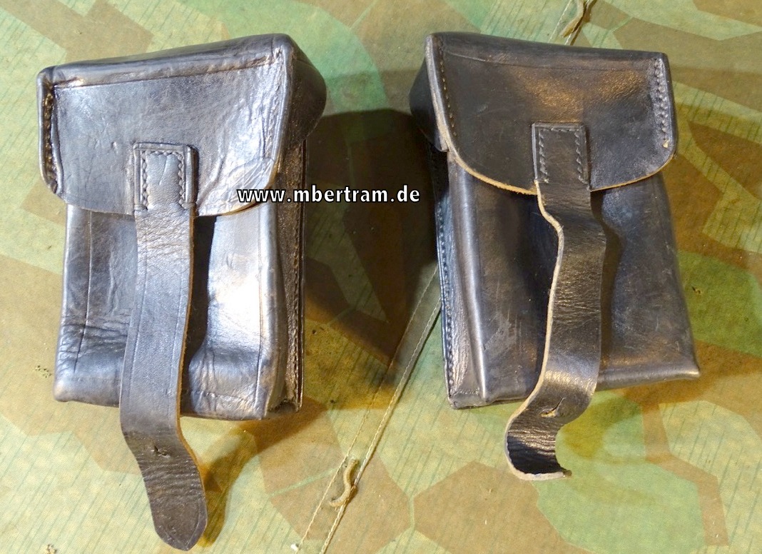 1 Paar Magazintaschen für 4 MG 30 (t) Magazine, Fertigung für die Wehrmacht