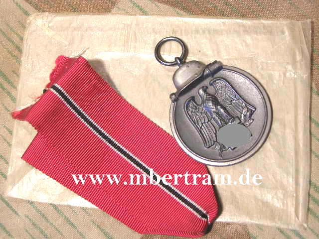 MEDAILLE WINTERSCHLACHT IM OSTEN 1941/42, Tüte