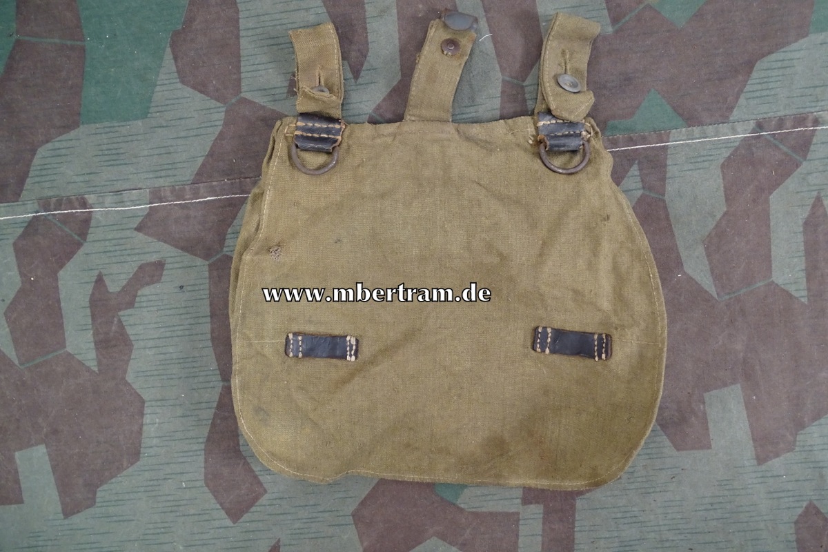 Brotbeutel Waffen SS/ Wehrmacht 2. Weltkrieg. Mittelgrün 1943