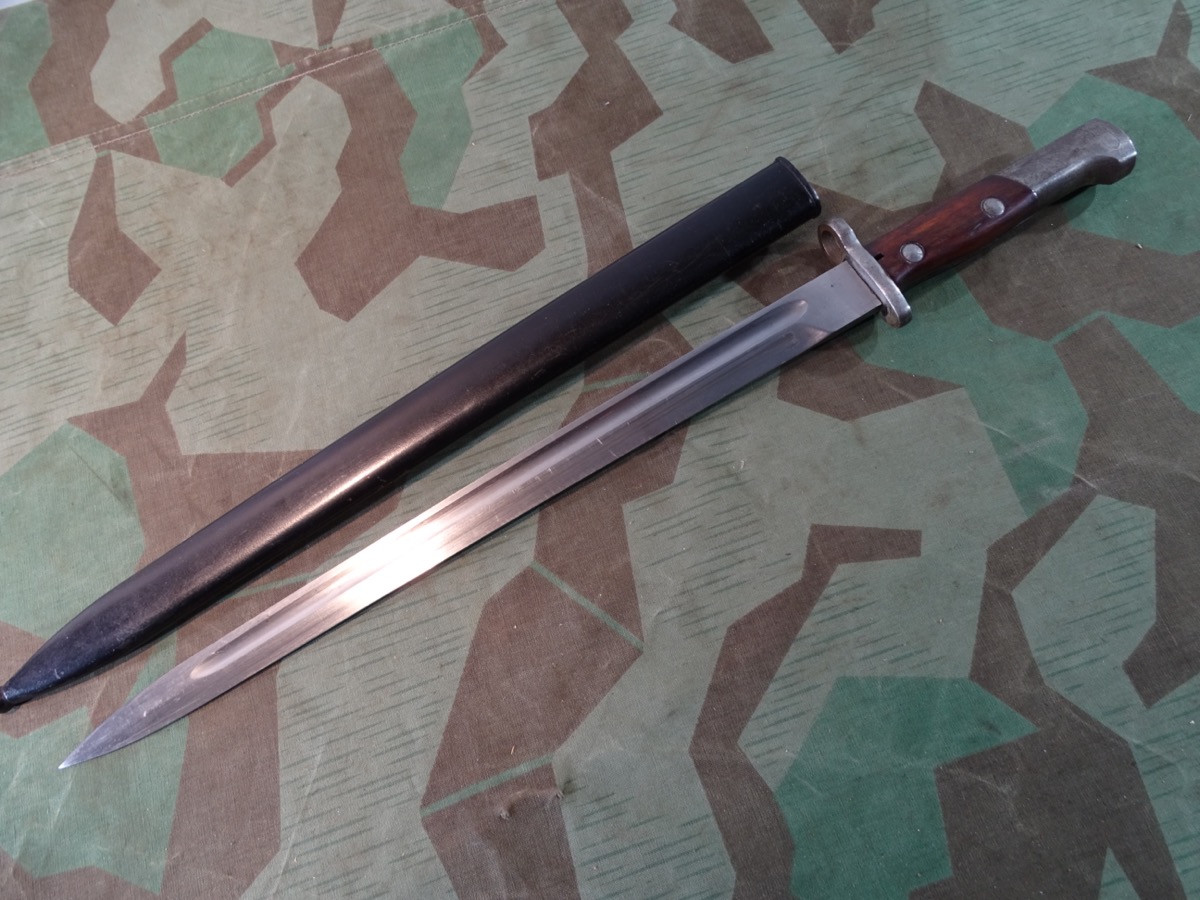 Bajonett / Seitengewehr FN Mauser 98 Lang , guter Zustand