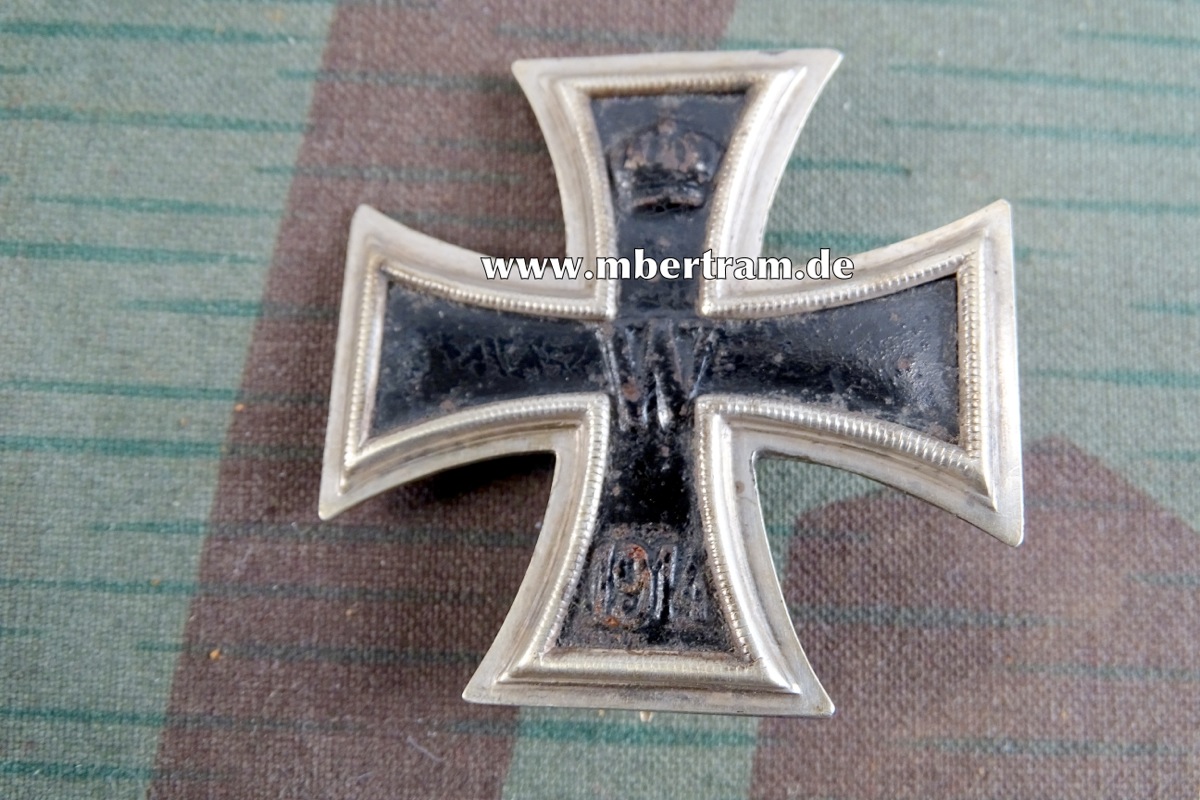 EISERNES KREUZ ERSTER KLASSE 1914, HERSTELLER " KO" ,EISENKERN
