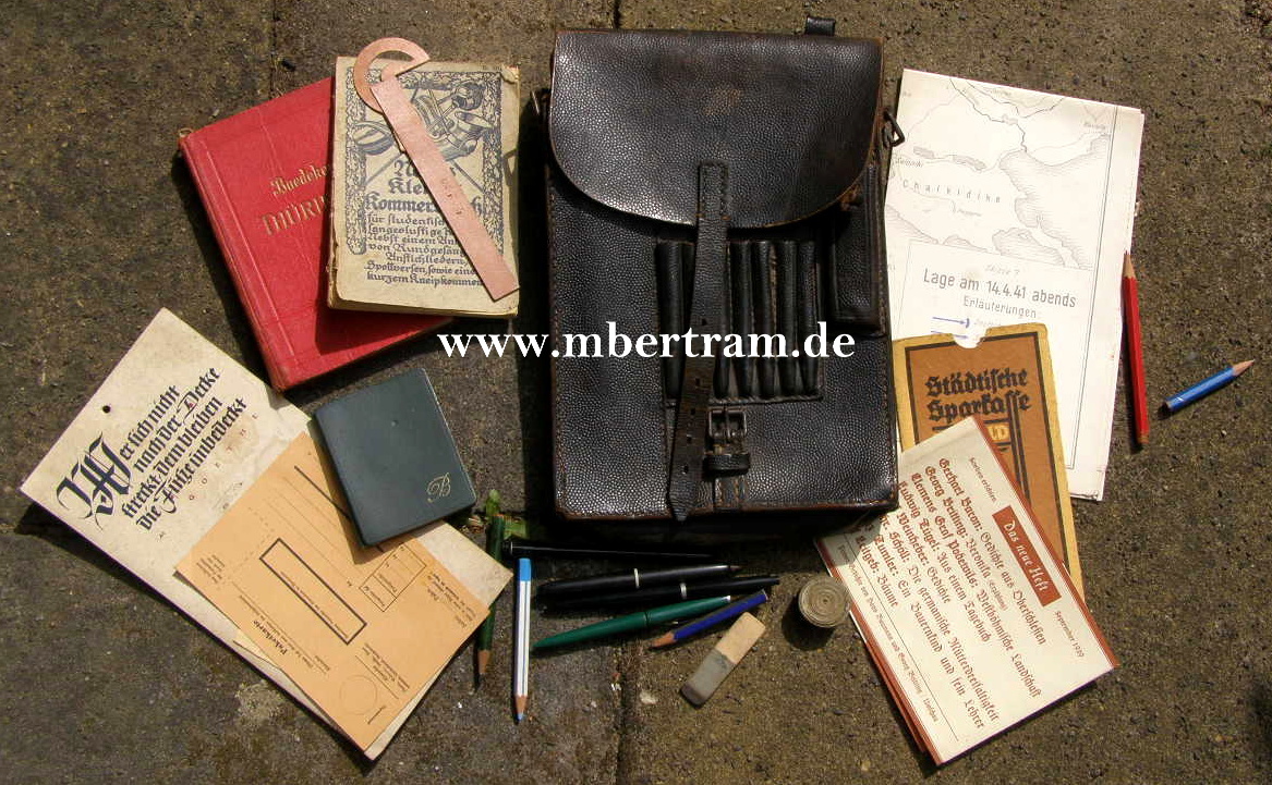 Wehrmacht Kartentasche / Meldetasche. 1942