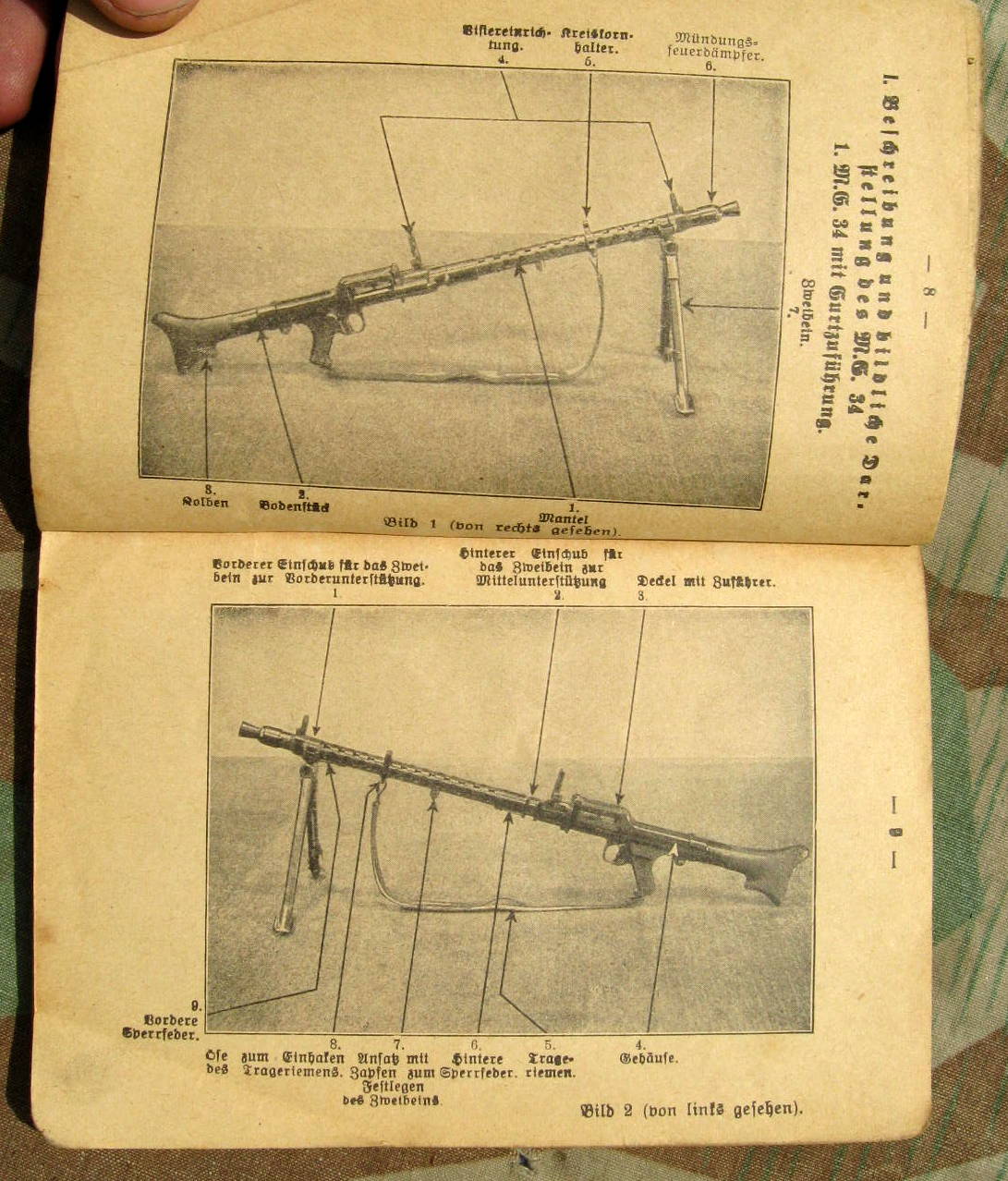Anleitung f.d. Bedienung u. Verwendung des M.G.34, 1936.