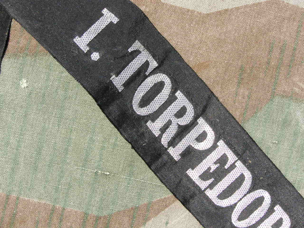 1. WK Mützenband "1. Torpedoboots=Halbflottille.1."