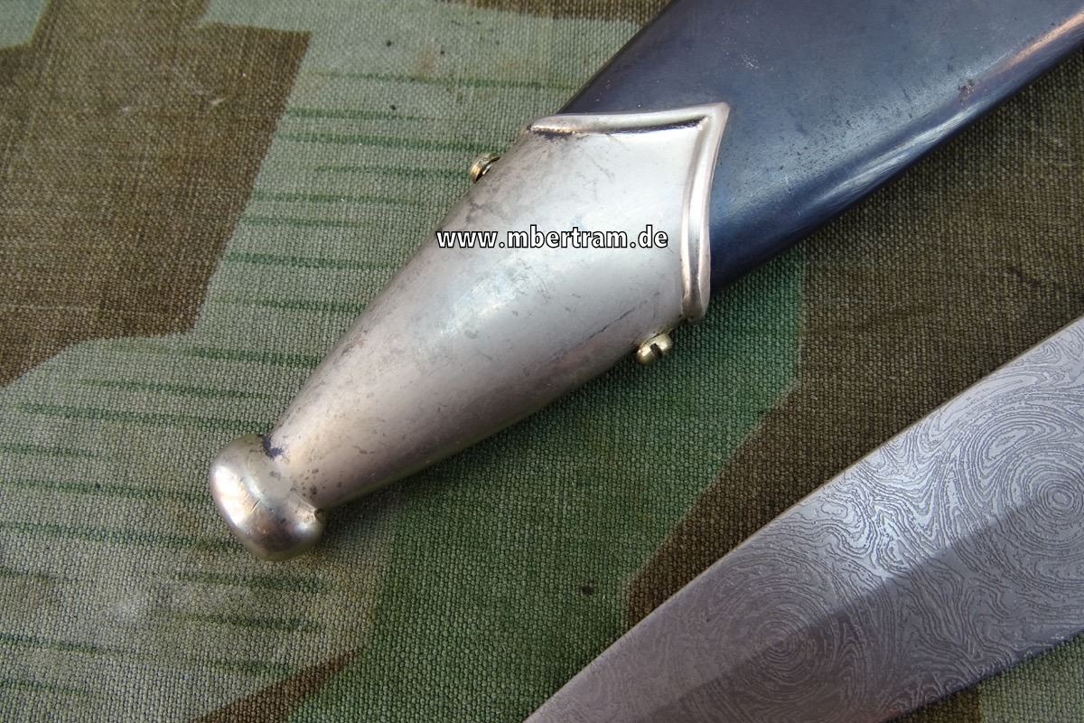17529-20 Frühe Teilreplik: SS Ketten Ehrendolch mit geätzter, vergoldeter Klinge, Eickhorn