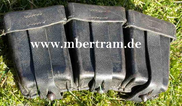 K98 3er Munitionstasche "Franz Brehme Walsrode 1942"