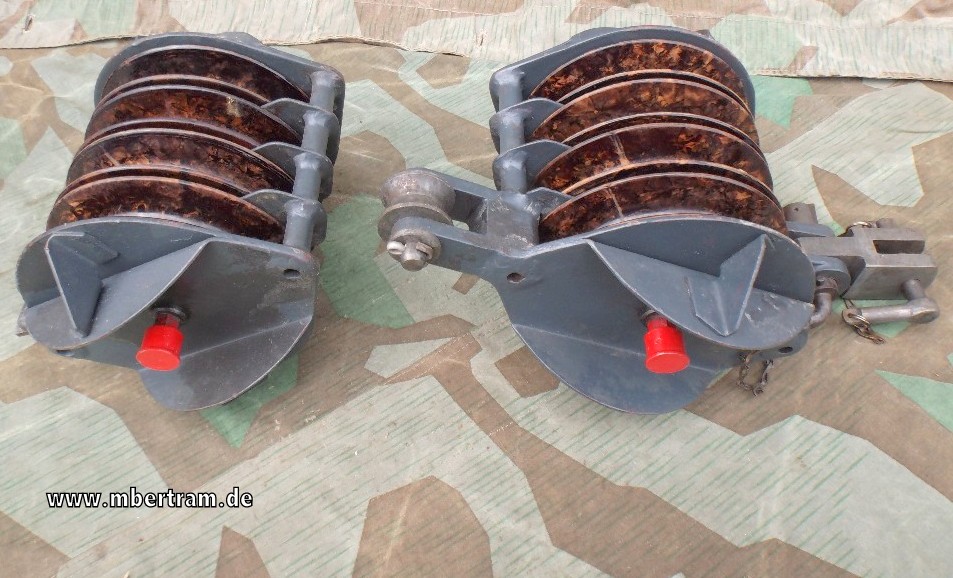 Luftwaffe Flaschenzug 2000 KG aus der Instandsetzung
