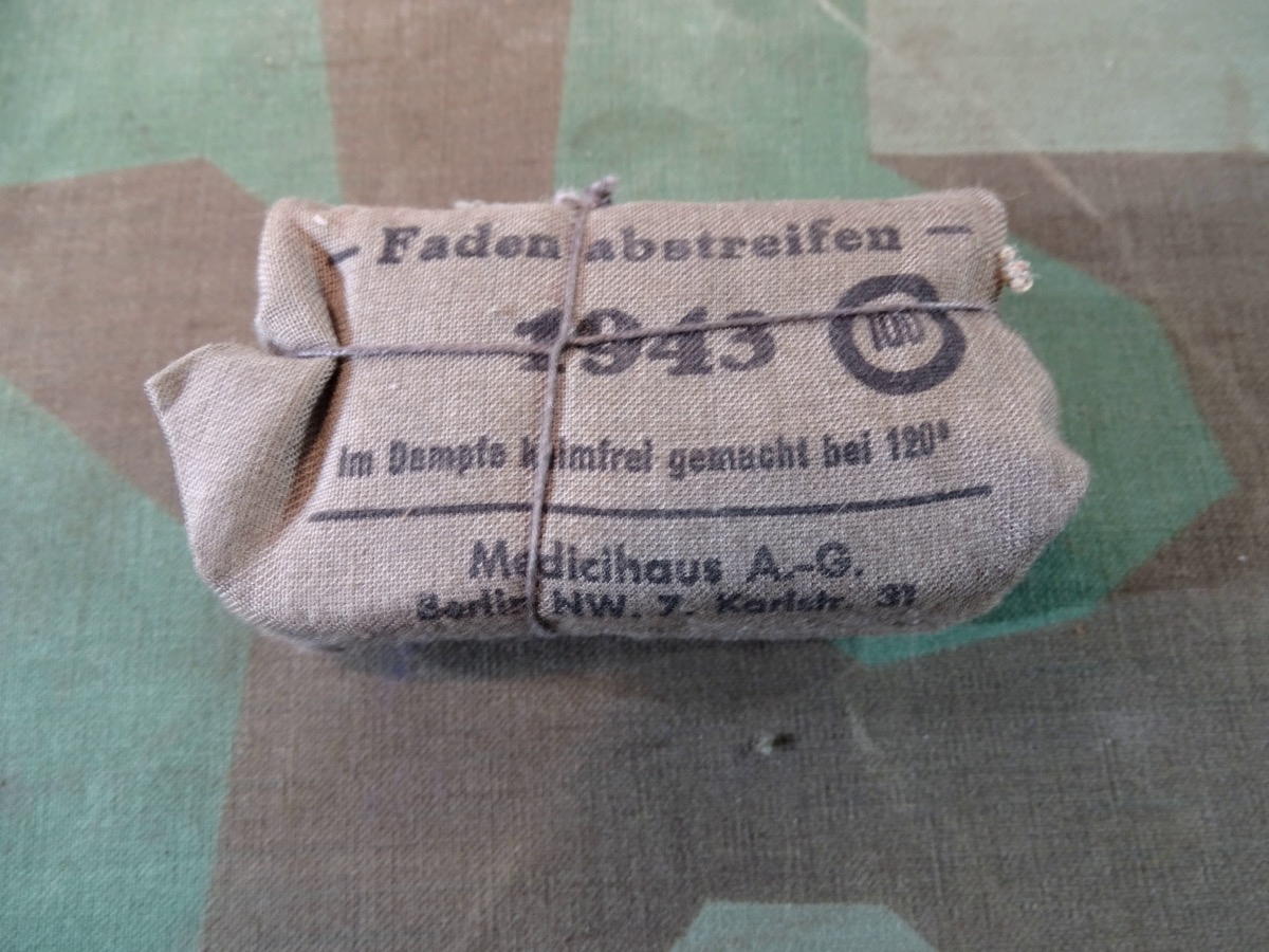 Kleines Wehrmachts Verbandpäckchen, 1943, Medicihaus AG Berlin