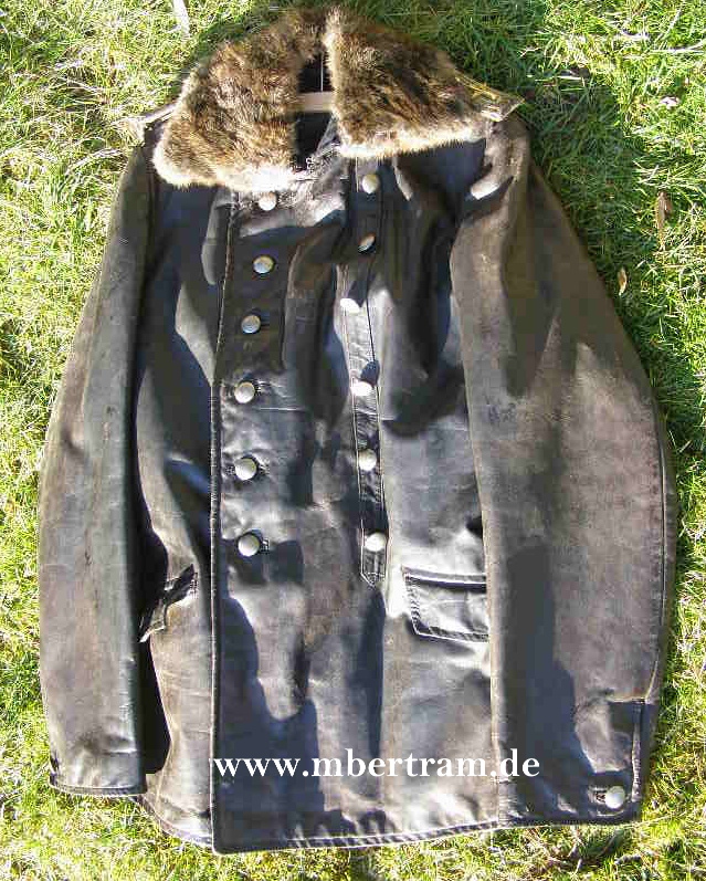 Fliegerjacke 1. WK Ltn., Pelzkragen. Preuss. Jasa 2, Boelcke