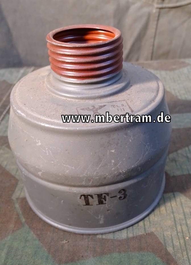 Luftschutz Filter für tschechische Beutegasmaske mit WaA 1940