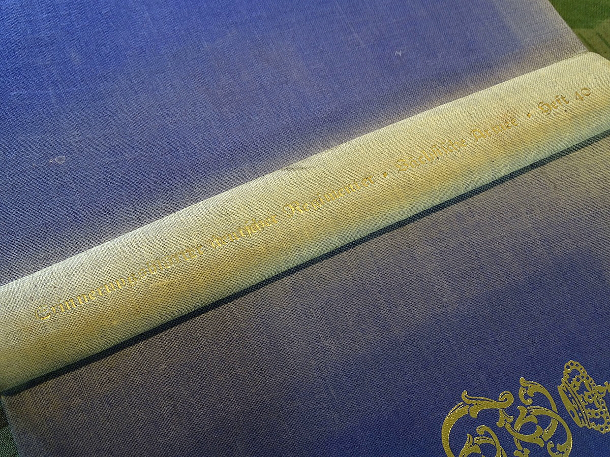 Großes Schmuck Besitz Zeugnis Eisernes Kreuz 2. Klasse 1914 , 12. Kp. 7.Kgl. sächsischen Inf Rgt. König Georg No.106 mit Regimentschronik Großes Schmuck Besitz Zeugnis Eisernes Kreuz 2. Klasse 1914 , 12. Kp. 7.Kgl. sächsischen Inf Rgt. König Georg No.106 mit Regimentschronik