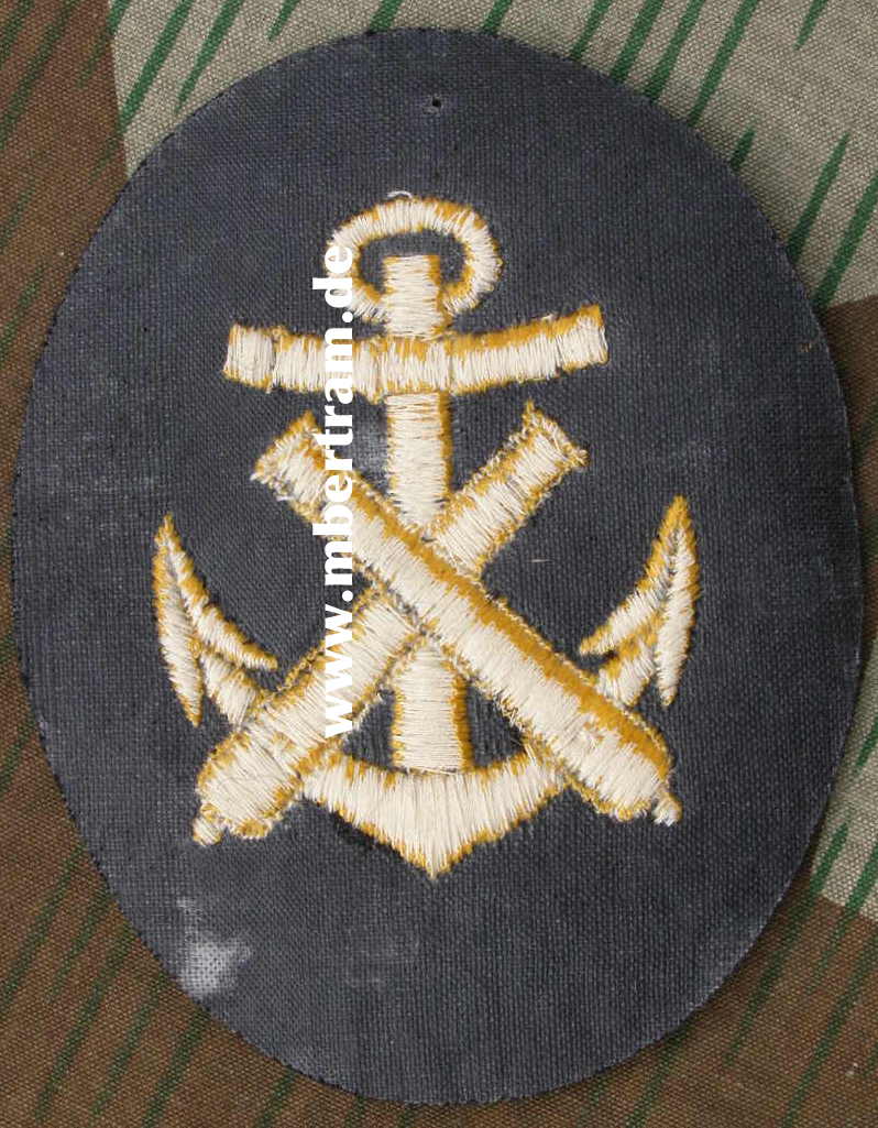 Kriegsmarine Ärmelabzeichen Feuerwerksmaat, bl.