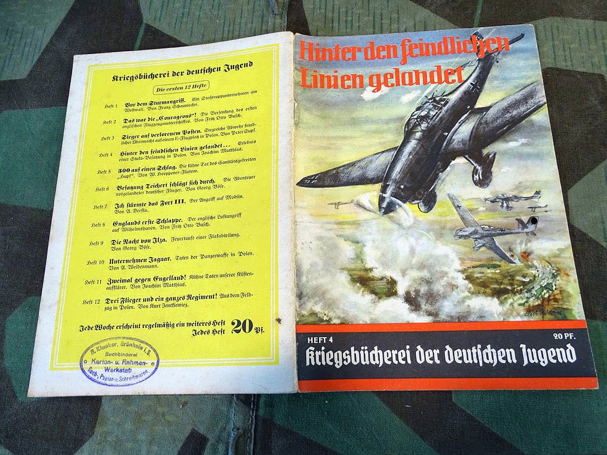 Kriegsbücherei der deutschen Jugend, Heft  4, Hinter den feindlichen Linien gelandet