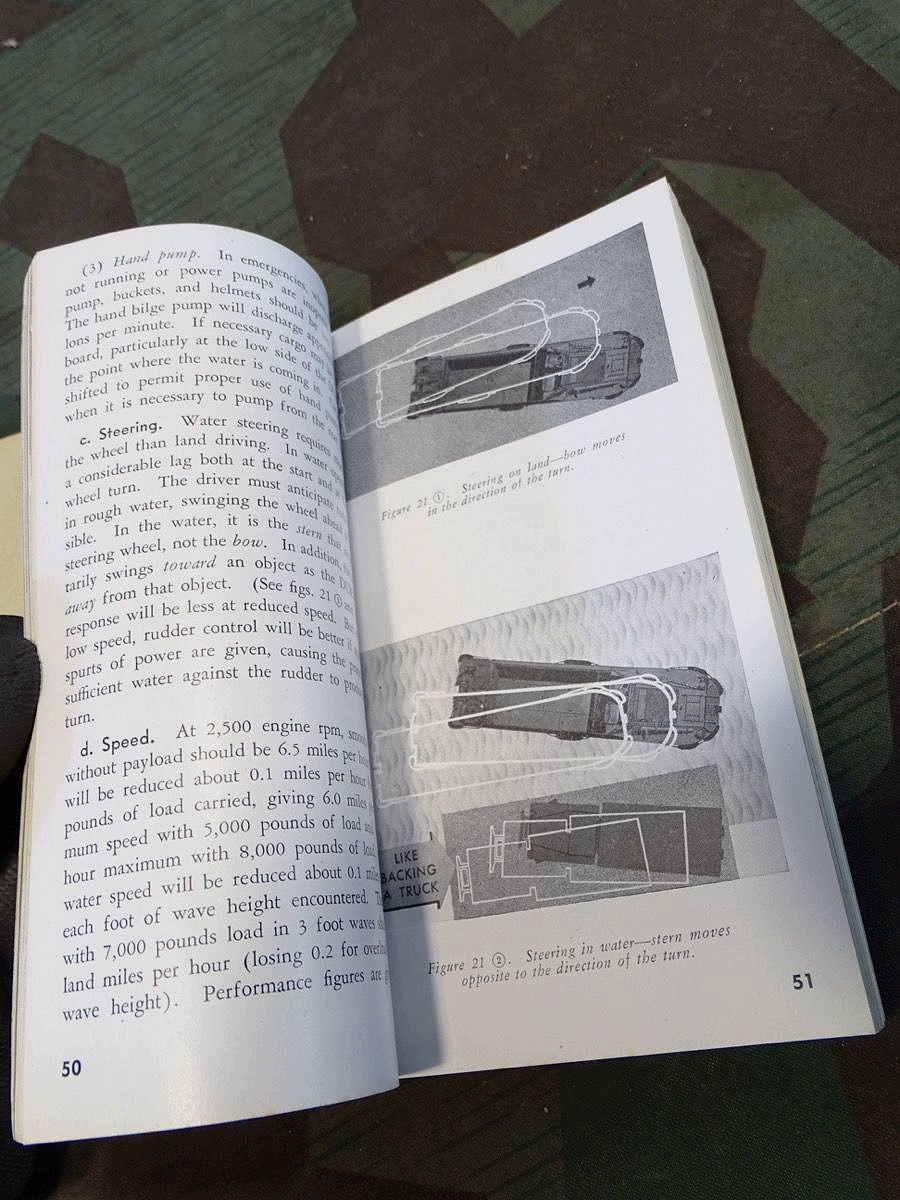 Department of the Army Field Manual FM 55-150, Amphibian Truck Company 1944