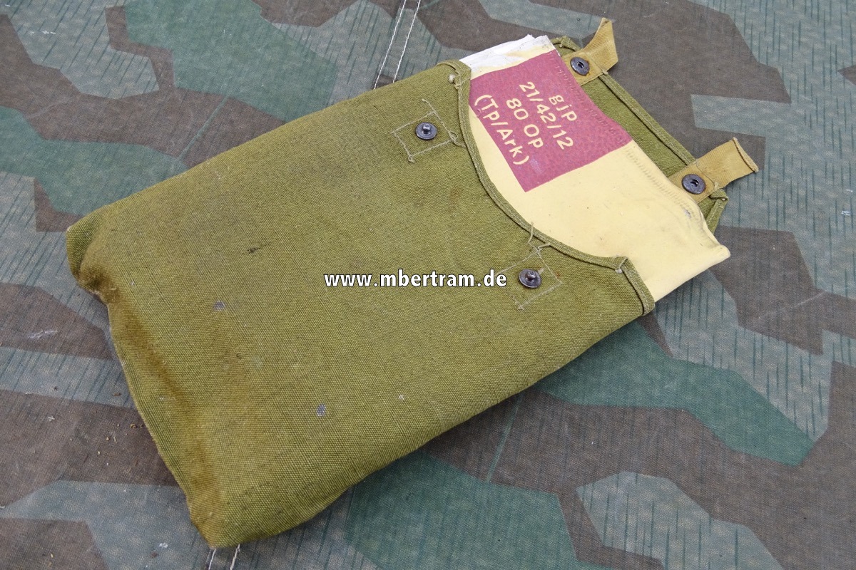 Gummiartige Gasplane gjp 1942, Stoff Tasche, tropenausführung,  Afrikakorps