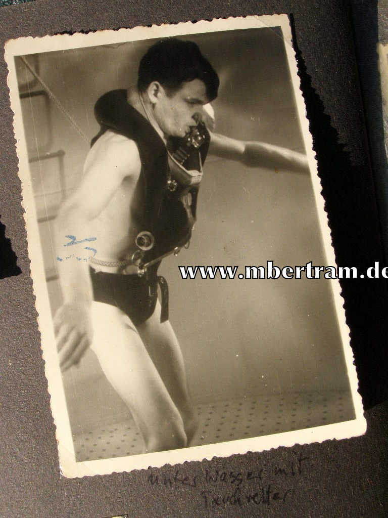 13620-14 Dienstzeit Fotoalbum U 552, Kommandant Erich Topp SELTEN !