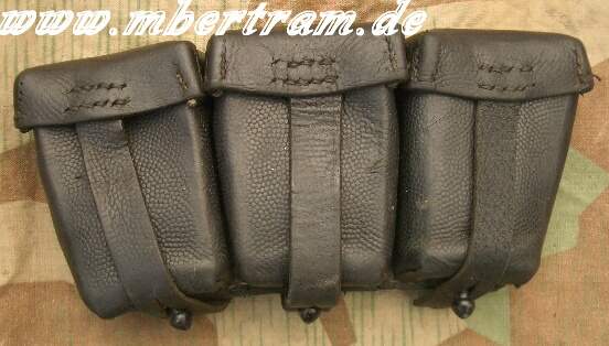 K98 3er Munitionstasche Hersteller: "Meckardt Ulm a.D. 1941"