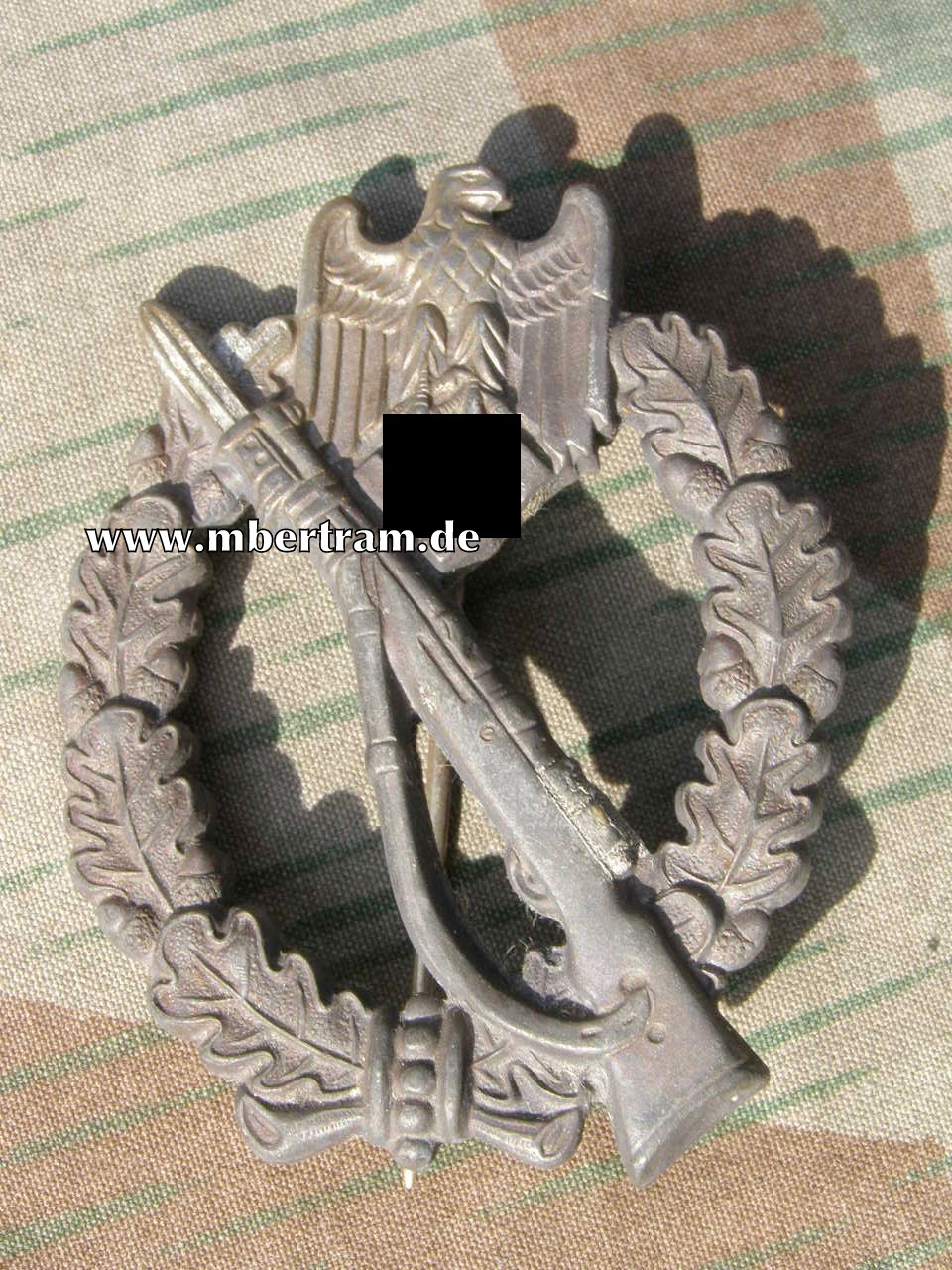 Infanterie Sturmabzeichen Bronze, " R.S. Rudolf Souval Wien"
