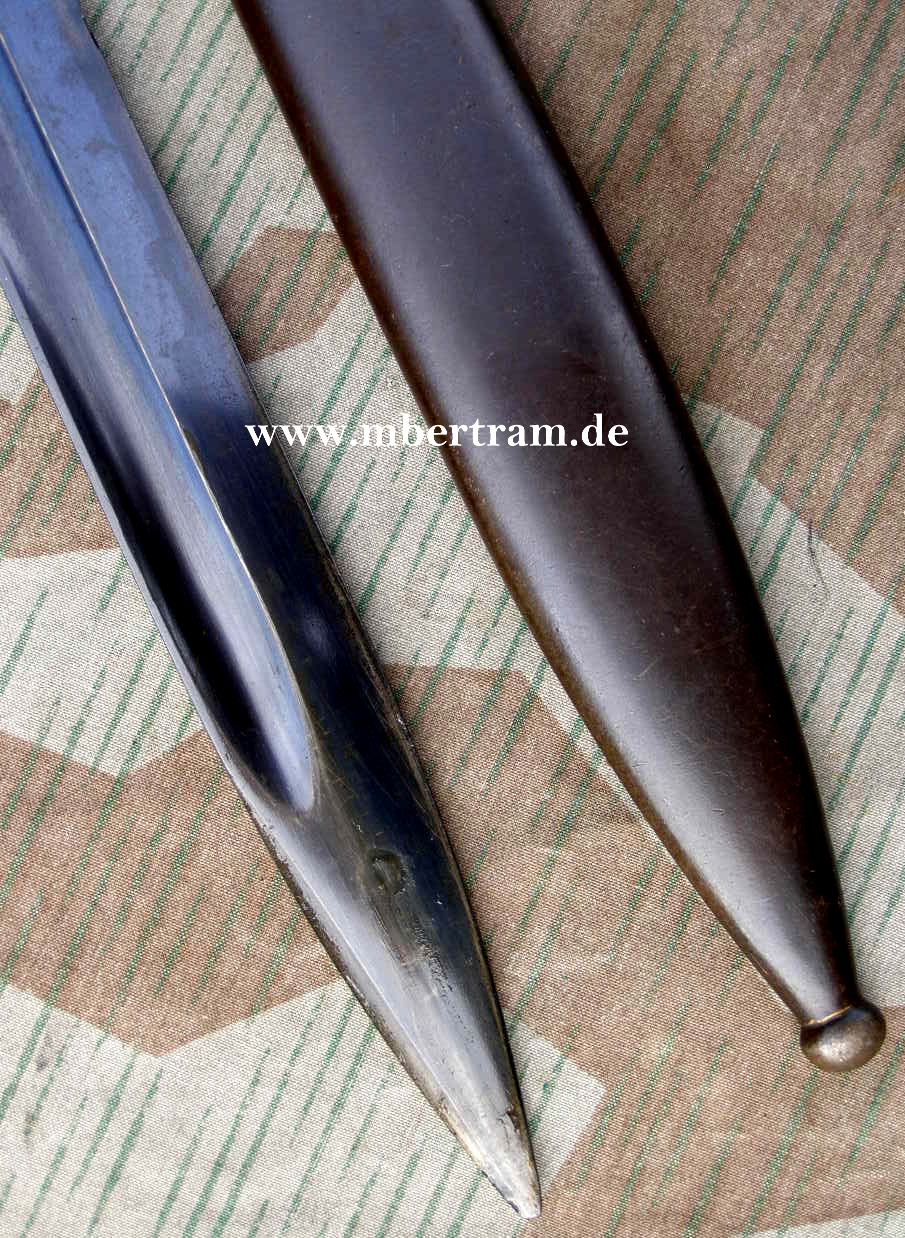 10356-4 SEITENGEWEHR 84/98 DEUTSCHES REICH, Scheide u. WaA