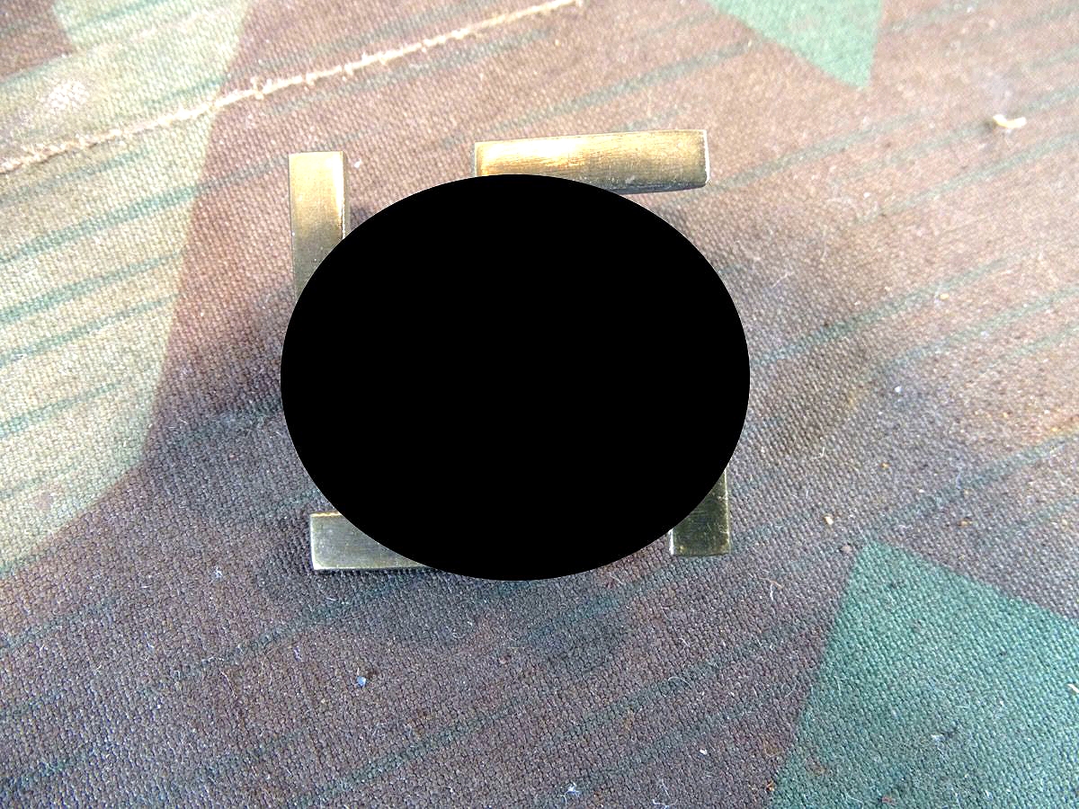 Frühe patriotische Brosche. NS Sympathiesanten Abzeichen: 30 mm HK aus Messing zum anstecken  