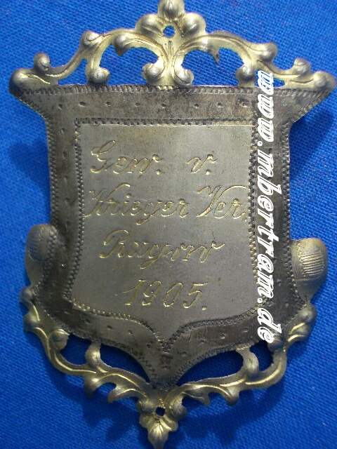 Anstecker des " Krieger Verein Rugoro 1905"