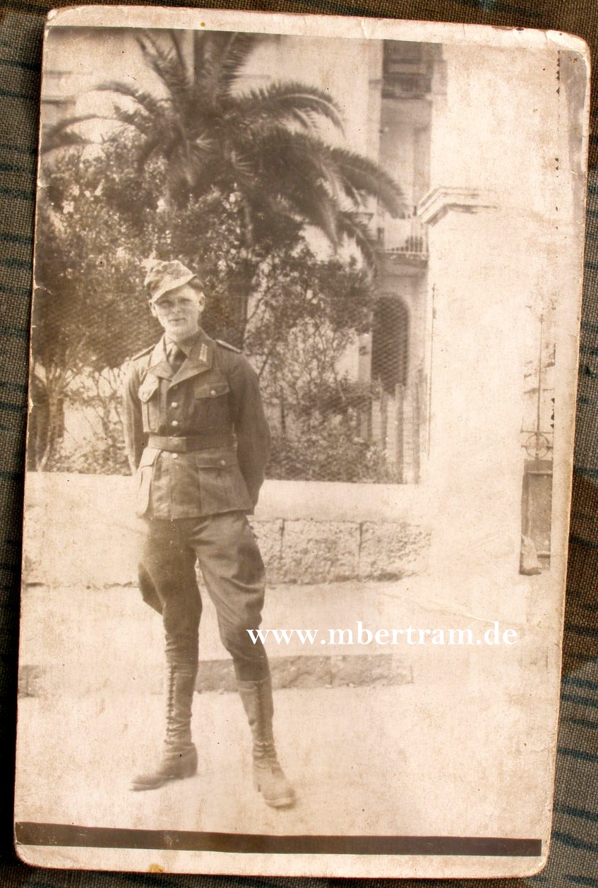 Soldat Afrikakoorps, Tropenuniform Segeltuch Schnürstiefel
