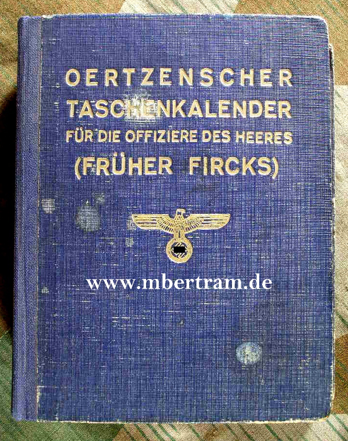 Ortzenscher Taschenkalender f. d. Offiziere des Heeres 1941