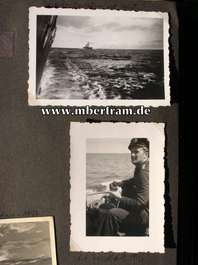 13620-52 Dienstzeit Fotoalbum U 552, Kommandant Erich Topp SELTEN !
