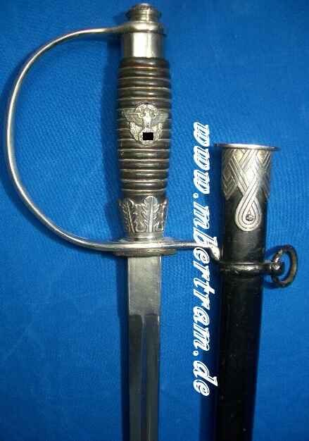 2159-1 Polizei Führerdegen , Hersteller "Herm.Rath. Solingen"