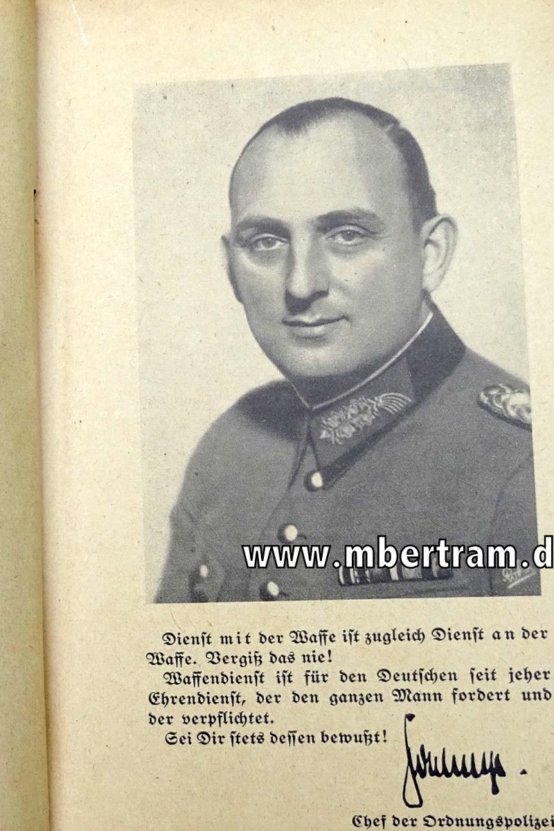 15815-4 Dienstanweisung: Waffentechnischer Leitfaden für die Ordnungspolizei, 1940, SELTEN