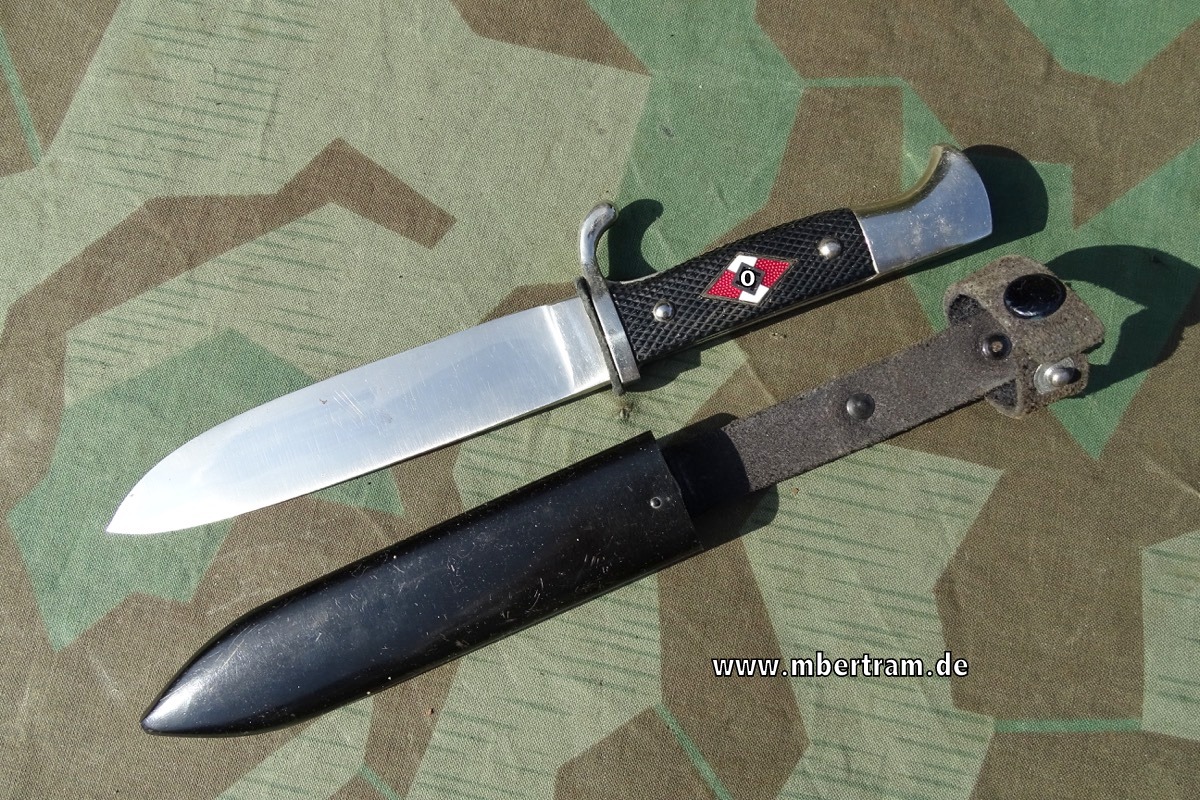 HJ Dolch / HJ Fahrtenmesser RZM M7/5, C. Julius Krebs Solingen, Traumzustand !