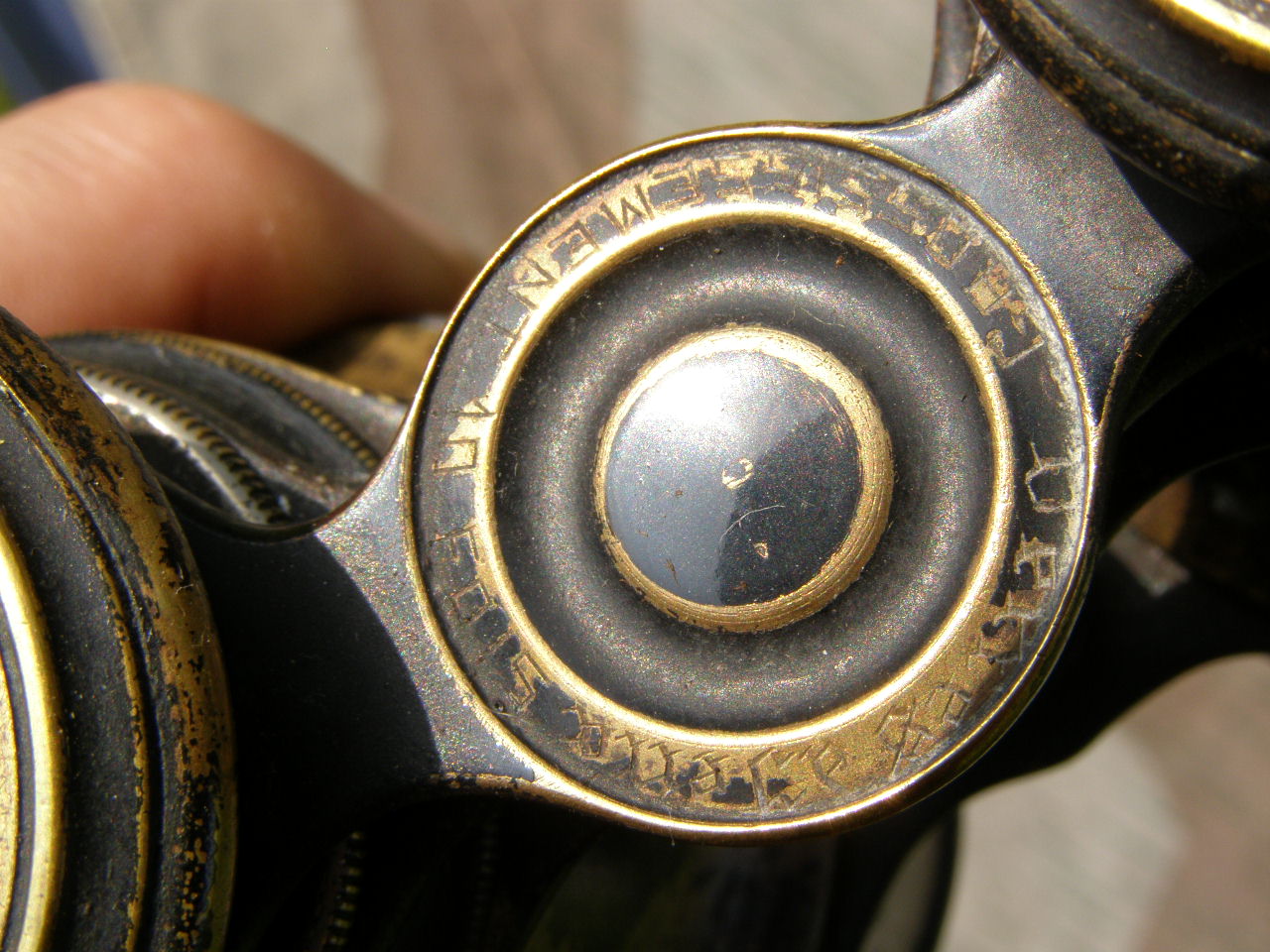 Preuss. Beute Fernglas "Charkow, Paris, Th.Witt Opticien"