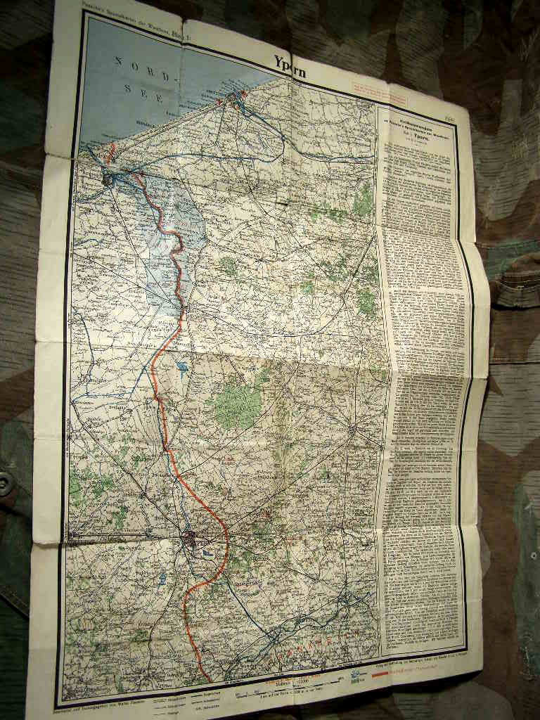 Pasche`s Spezialkarten Westfront 1916 Belgien u Frankreich
