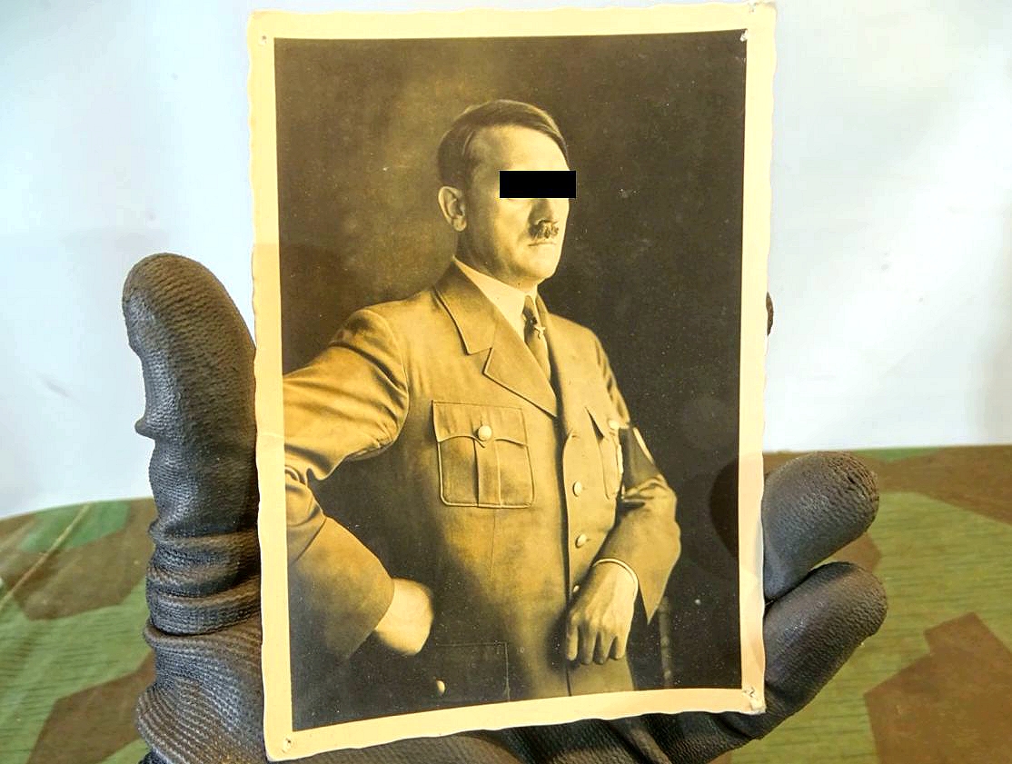 Propaganda Portrait Postkarte Adolf Hitler in Parteiuniform, Foto Hoffmann München Nr- 37