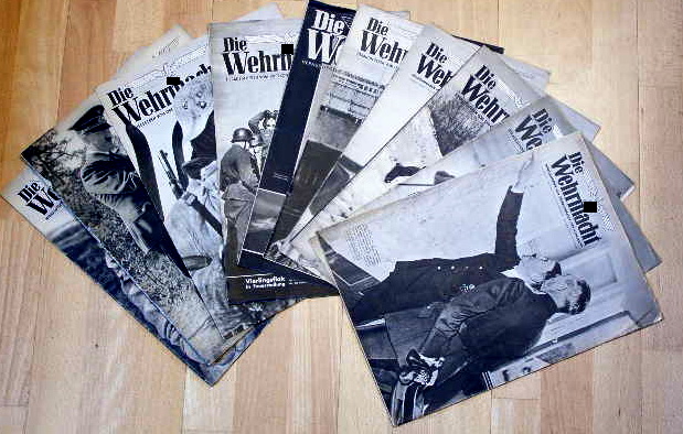 10x "Die Wehrmacht" Band 1-10/1942 Original Ausgabe Herausg. v. Oberkommando d.Wehrmacht