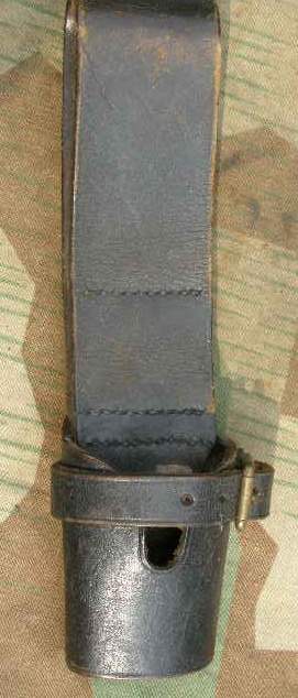 Leder Koppelschuh, Steyer/Kropatschek Bajonet M 1886