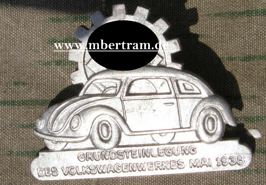 Grundsteinlegung des Volkswagenwerkes Mai 1938, Alu
