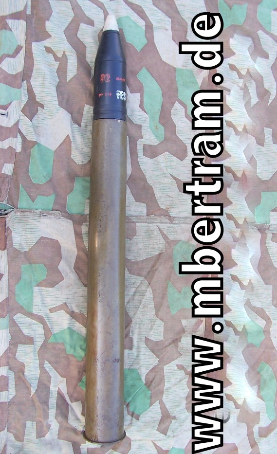 Wehrmacht Deko-Patrone 7,5 cm Pak 40