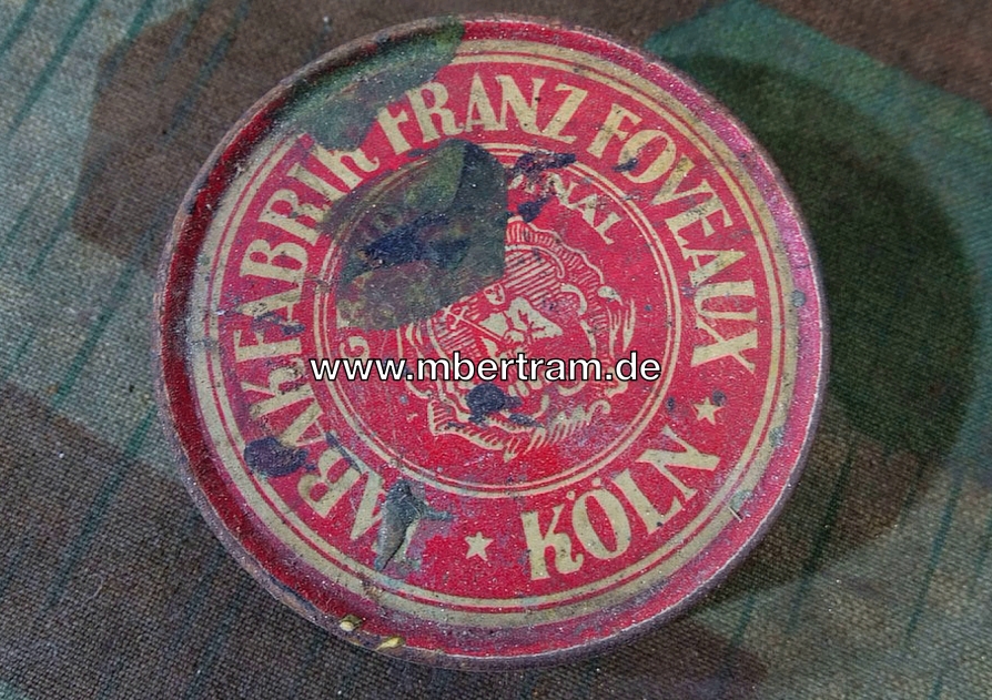 Schnupftabak Dose 1. / 2. Weltkrieg Tabakfabrik Franz Foveaux Köln