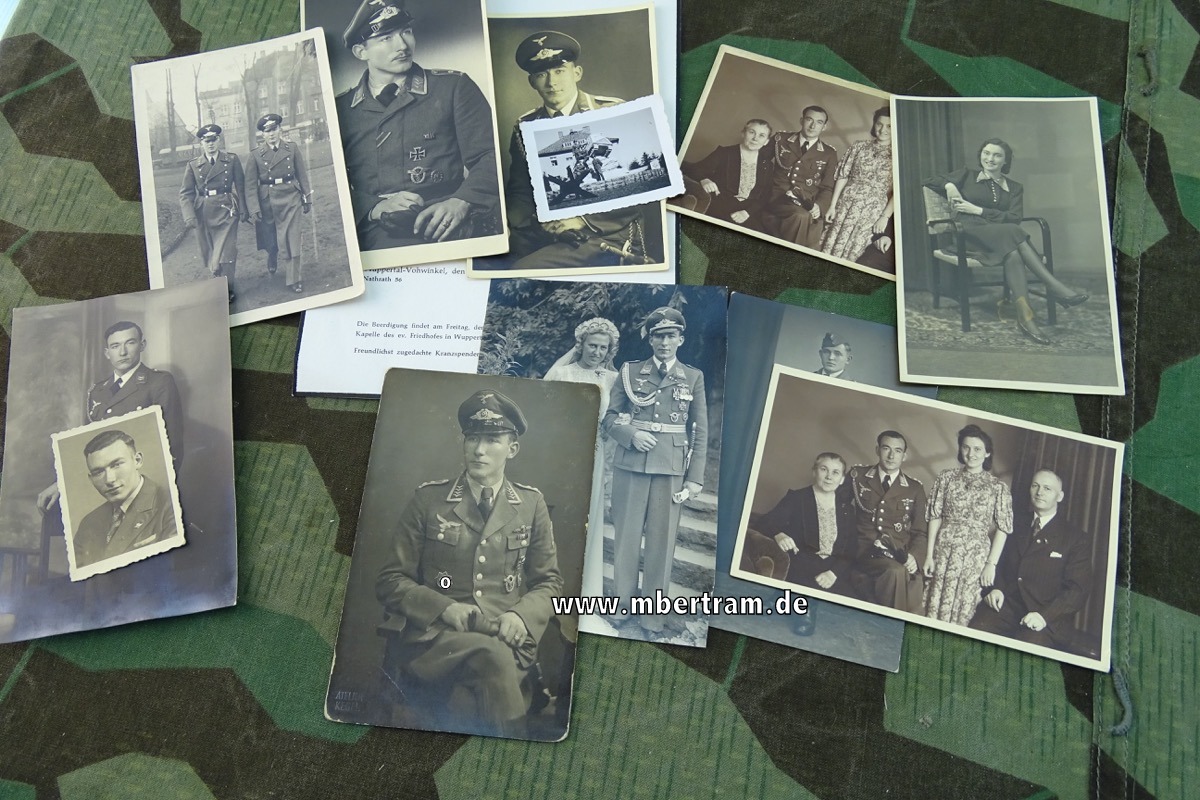 Fotonachlass DK Gold Träger Oberfeldwebel Hans T. 1.(F)/Aufklärungsgruppe 124