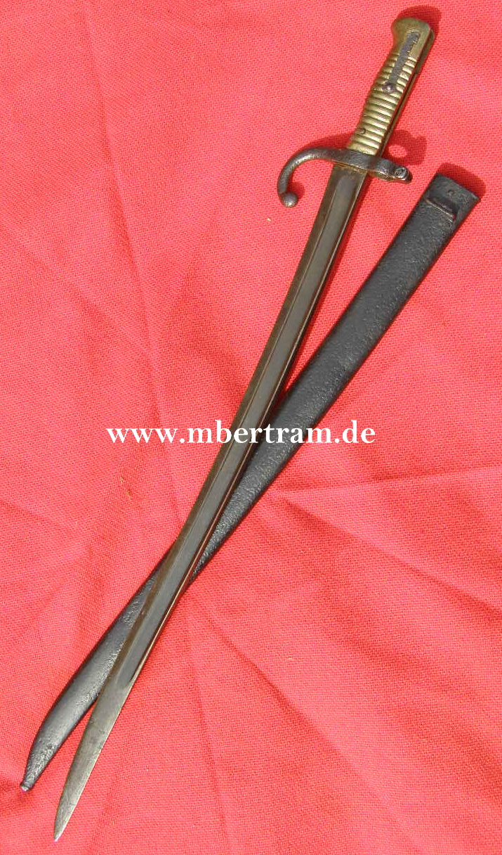10286-3 Frankreich Säbelbajonett M 1866, Herstellermarke WKC